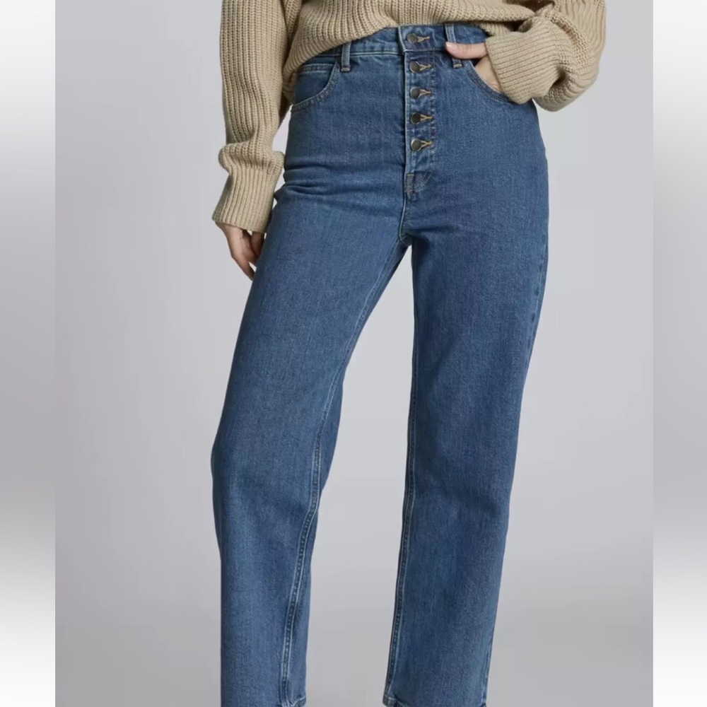Everlane Blue Straight Leg Jeans